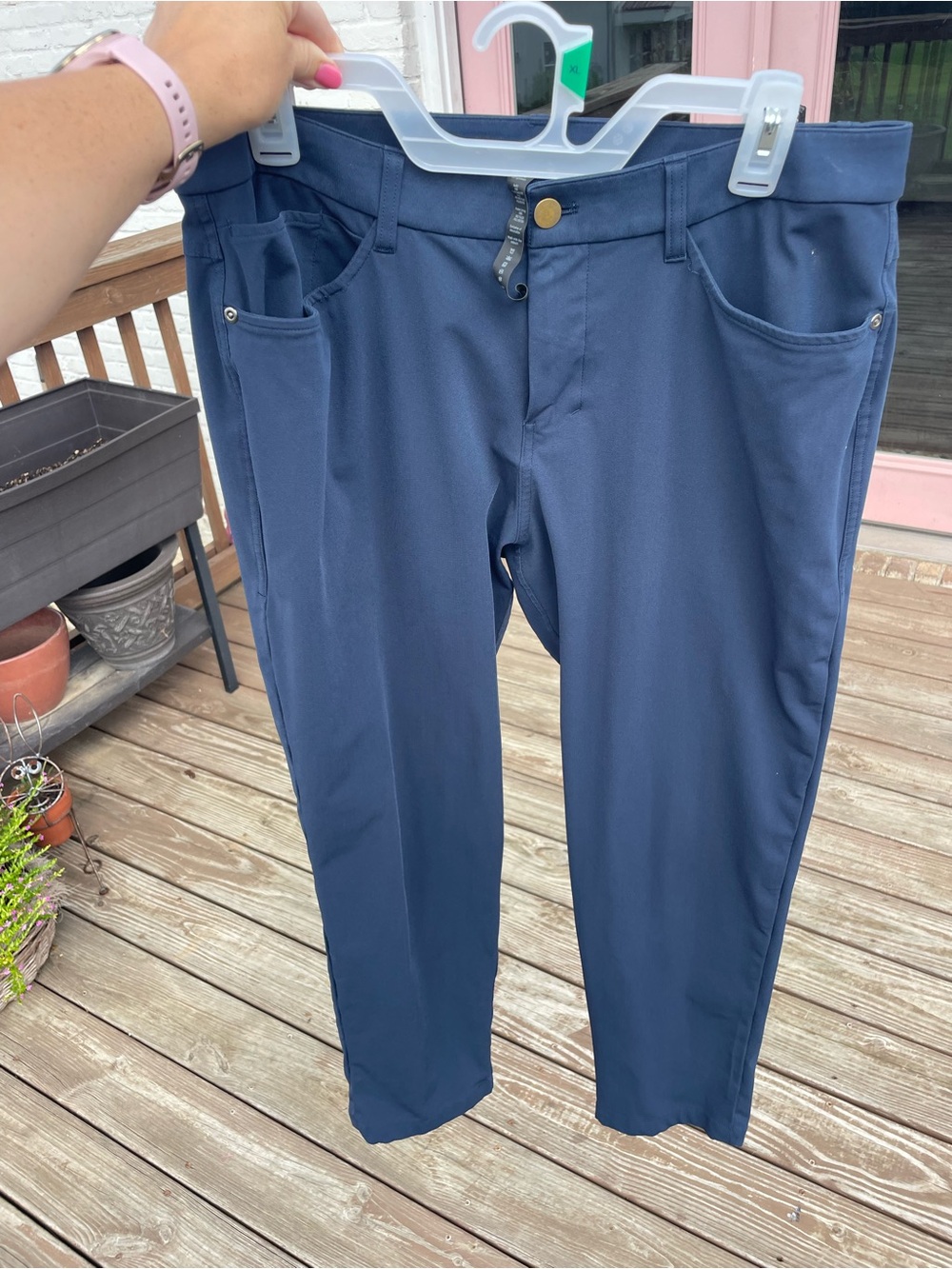 lululemon athletica Men's Dark Blue Performance Chinos